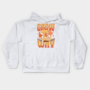 Grow Your Own Way - Mushroom lover Kids Hoodie